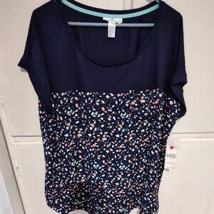 Just Be Plus 2X Woven Top